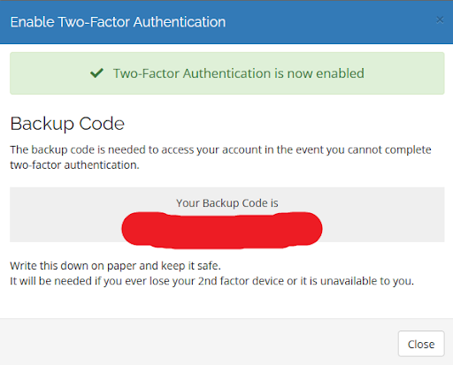 step 5 for 2FA